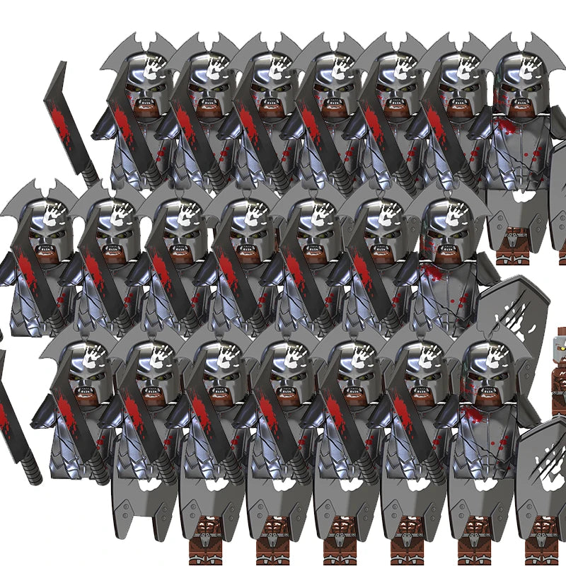 Medieval Movie Knights Building Blocks toys Lord Ring Figure Bricks Toy Christmas birthday gifts