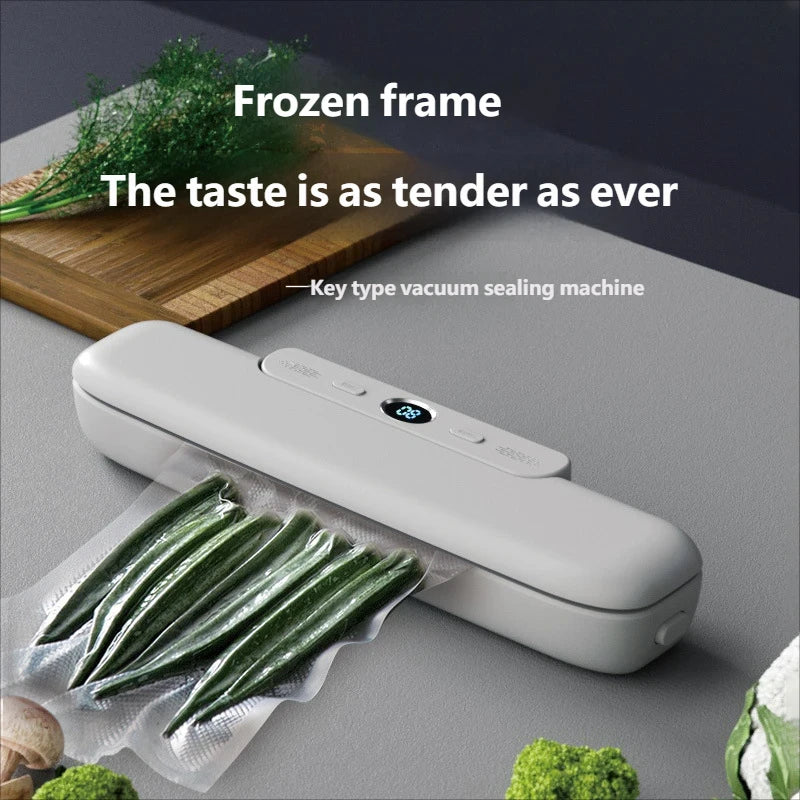 HomeFish Food Vacuum Sealing Machine – Compact Kitchen Food Preservation Sealer