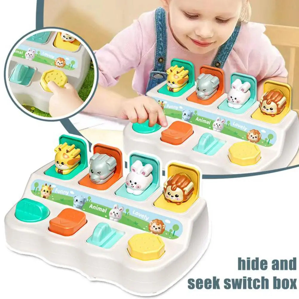 Montessori Pop Up Animal Learning Box