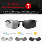 Photochromic Polarized UV400 Driving Sunglasses for Men