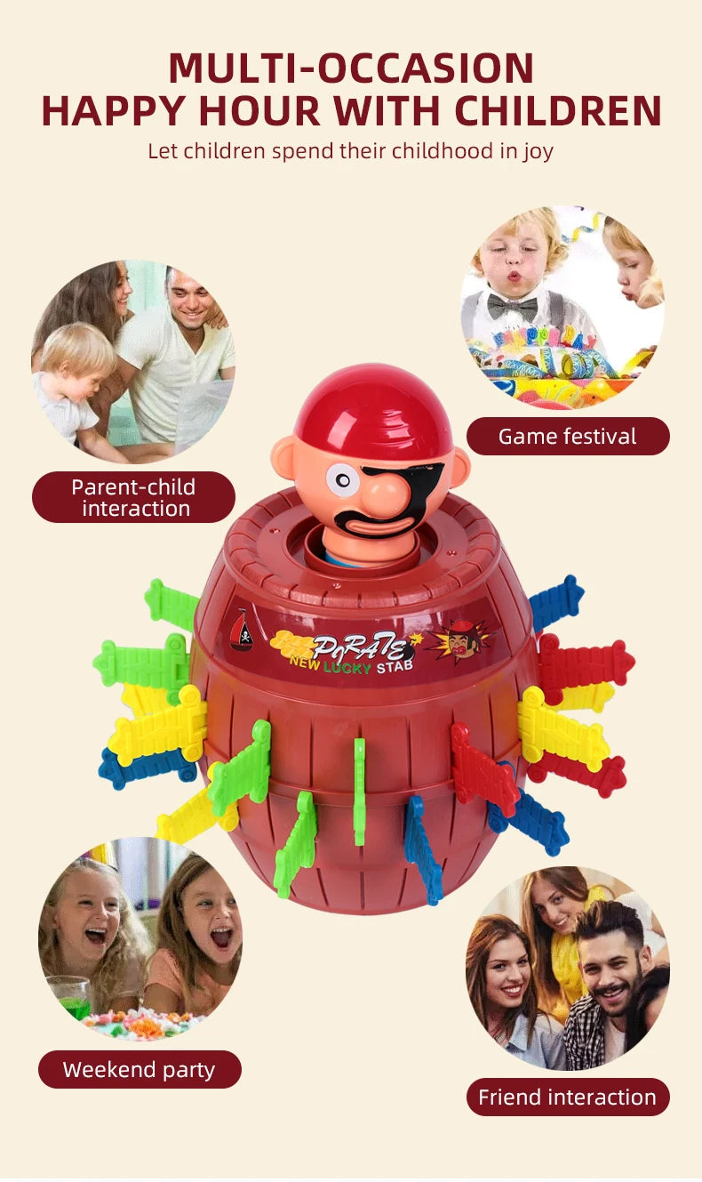 Pirate Bucket Shark Attack Finger Bite Interactive Family Party Game