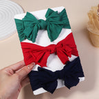 3PCS Cable Knit Elastic Baby Girl Headbands Set