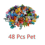 144 Style Pokemon Figure Toys Anime Pikachu Action Figure Model Ornamental Decoration Collect Toys For Christmas Gift