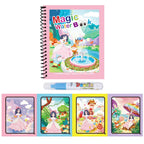 Magic Water Drawing Book – Reusable Mess-Free Painting Toy