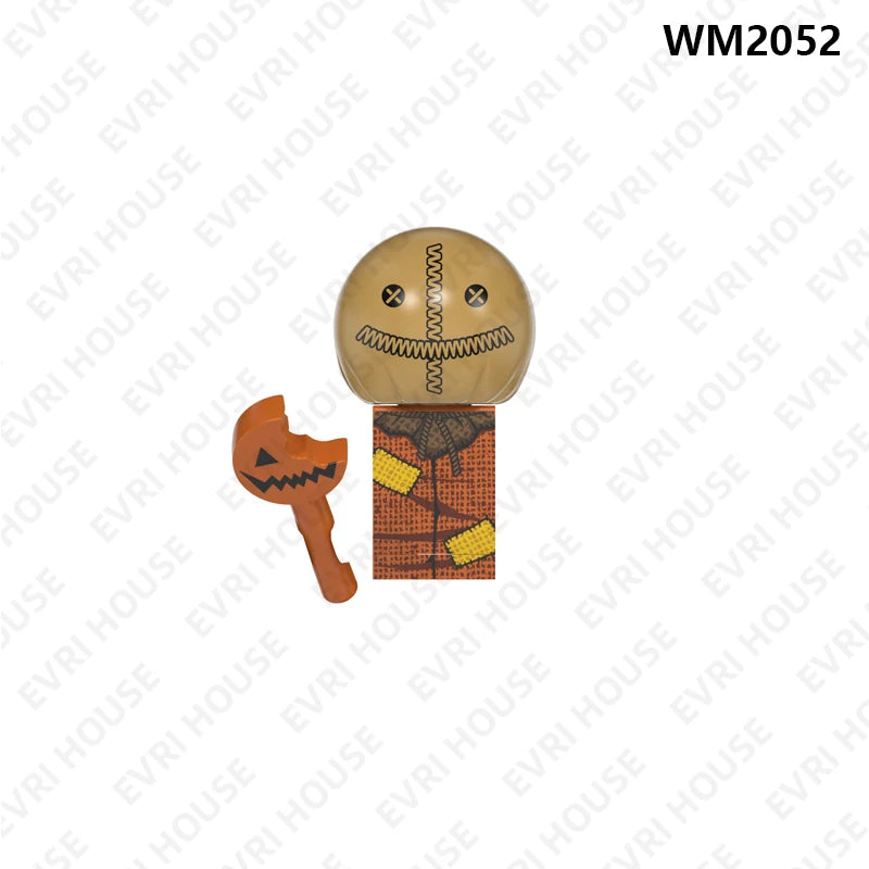 Horror Movie Mini Building Block Dolls Action Figures Bricks Assembly Assembly Toys for Children