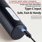 Wireless Electric Milk Frother Type-C Rechargeable Handheld Coffee Whisk Mixer