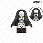 Horror Movie Mini Action Figures Bricks Building Blocks Accessory Toys For Children WM6205