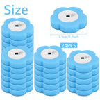 18/36Pcs Disposable Toilet Brush Wall Mounted Toilet Brush with Replacement Head Cleaning Set Home Bathroom WC Accessories