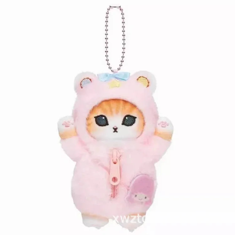 Kawaii Mofusand Sanrio Plush Keychain Anime Bag Charm