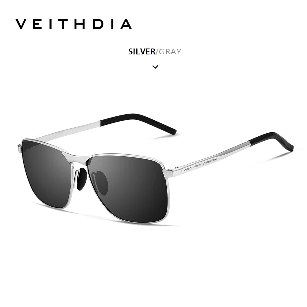 VEITHDIA V2462 Polarized UV400 Vintage Sports Sunglasses