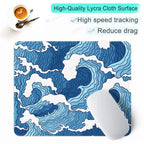 PC Small Keyboard Table Mats Mouse Pad Locking Edge Gabinete Mausepad Computer Mat Geometric Art Gaming Office Accessories Rug ﻿