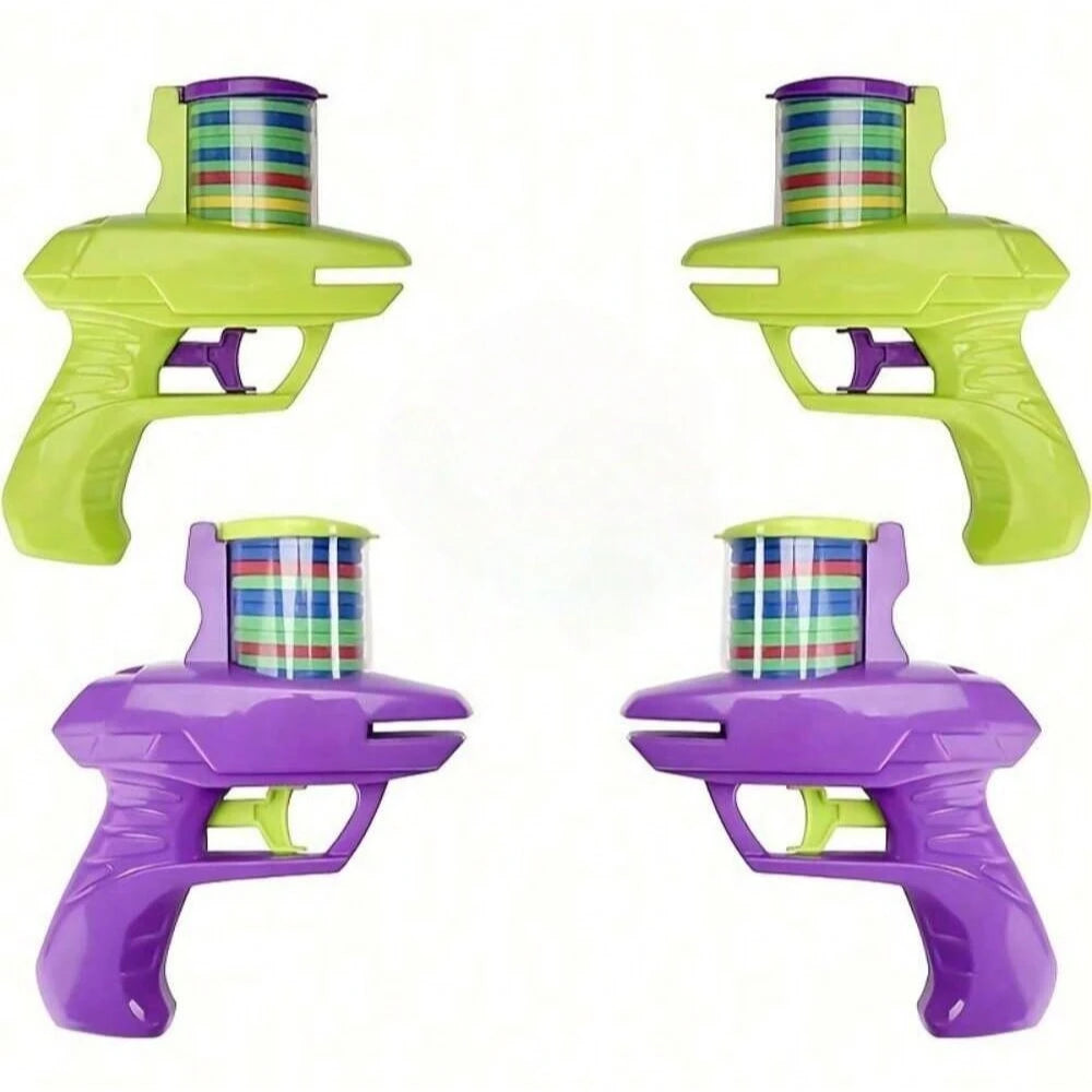Foam Disc Launcher Flying Disc Handheld Shooter Toy for Kids