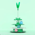 Interactive Cat Turntable Ball Toy for Self Play and Exercise