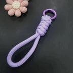 Paracord Braided Keychain Wrist Lanyard for Outdoor Everyday Carry