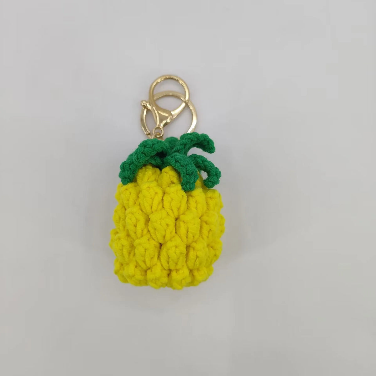 Cute Fruit Crochet Keychain Strawberry Cherry Bag Charm
