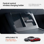 Wireless Charging Protective Frame for Mobile Phones Headphones Watches Non-Slip Limiter Compatible with Model 3/Y Highland Juni
