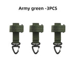 Tactical MOLLE Keychain Gear Clip Belt Holder for Outdoor EDC