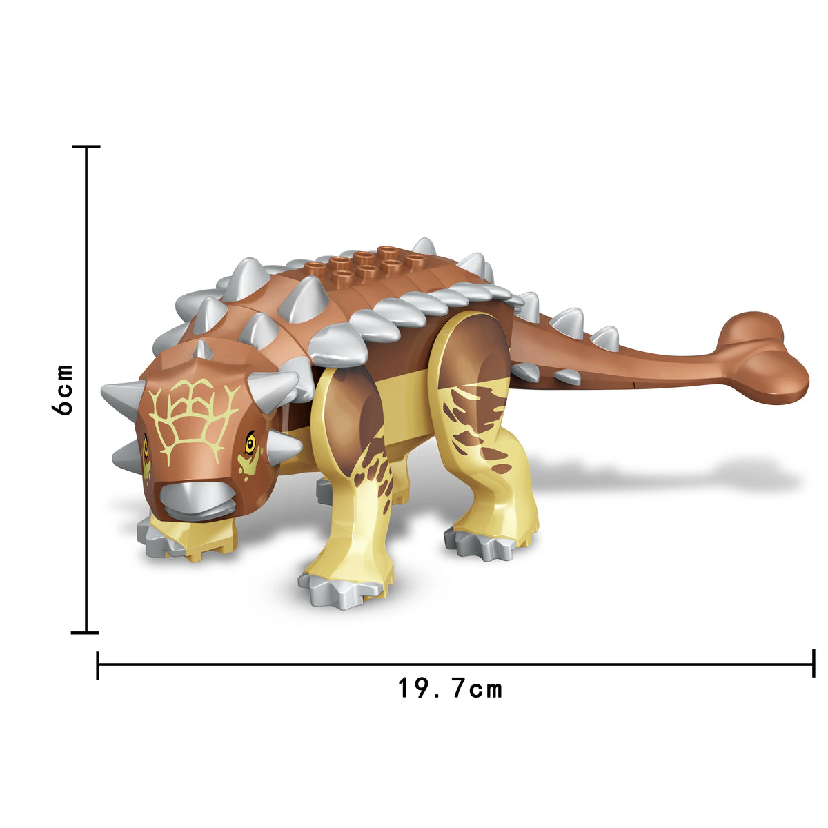 Jurassic Raptor Building Blocks Mini Dinosaur Construction Toy Set