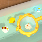 Baby Cute Animals Bath Toy LED Light Up Toys Swimming Water Soft Rubber Float Induction Luminous Duck for Kids Play Funny Gifts