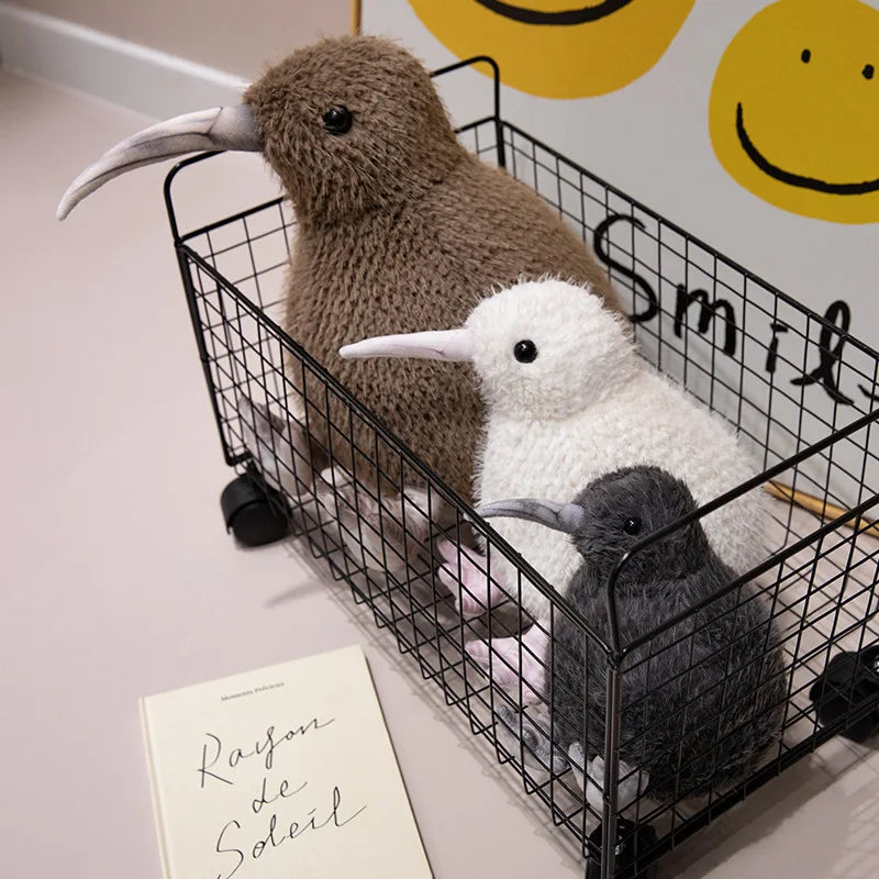 Soft Simulation Kiwi Bird Plush Toys 20-35cm Cute Stuffed birds Animals Soft Doll Kids Toys for Children Birthday Gift