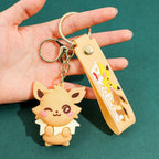 Eevee Plush Keychain Eeveelutions Bag Charm for Pokemon Fans