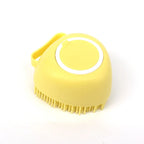 Silicone Dog Bath Massage Gloves Brush Pet Cat Bathroom Cleaning Tool Comb Brush for Dog Can Pour Shampoo Dog Grooming Supplies