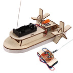 DIY STEM Science 3D Wooden Car & Boat Assembly Kit for Kids