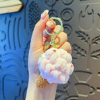 Cute Crochet Ice Cream Keychain Cone Bag Charm