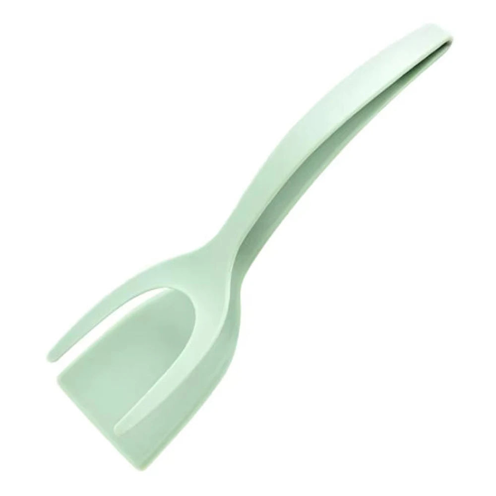2-in-1 Grip Flip Spatula Clamp – Non-Stick Kitchen Turner Tool