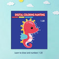 Kids Line Drawing & Number Learning Doodle Activity Book