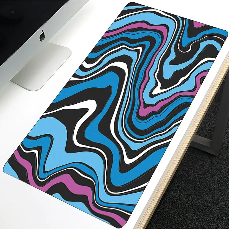 Strata Liquid Mouse Pad Computer Laptop Anime Keyboard Mouse Mat Mousepad Keyboards Gamers Decoracion Desk Mat