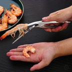 Stainless Steel Shrimp Deveiner – Ergonomic Fishbone Seafood Preparation Tool