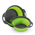 Foldable Silicone Vegetable Washing Basket – Fruit Cleaner & Food Drain Strainer
