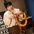 Long Python Snake Plush Toy Soft Stuffed Animal Pillow