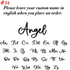 Personalised Name Necklace Custom Stainless Steel Name Jewelry Birthday Gift for Her Bridesmaid Mother's Day Gifts