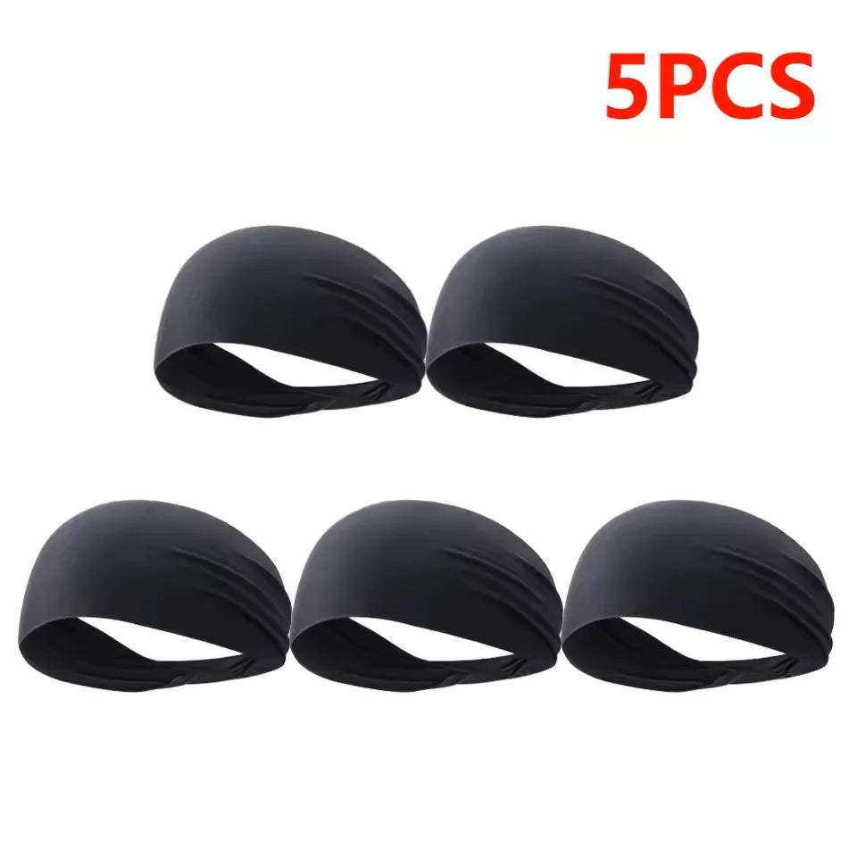 Elastic Sports Sweat Wicking Headband for Running & Yoga