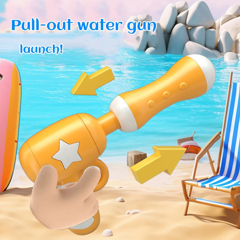 Cartoon Backpack Water Gun for Kids Summer Outdoor Water Play Toy