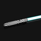 RGB Metal Lightsaber Rechargeable LED Cosplay Light Sword with Sound Effects