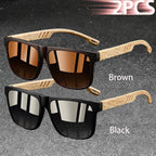 Vintage Square Polarized UV400 Sunglasses for Men & Women