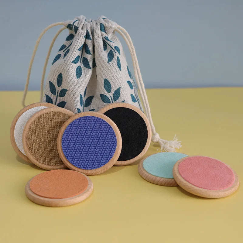 Montessori Tactile Board Matching Game for Sensory Learning Kids