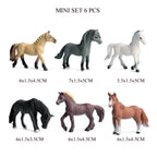 Mini Farm & Wildlife Animal Figurine Set