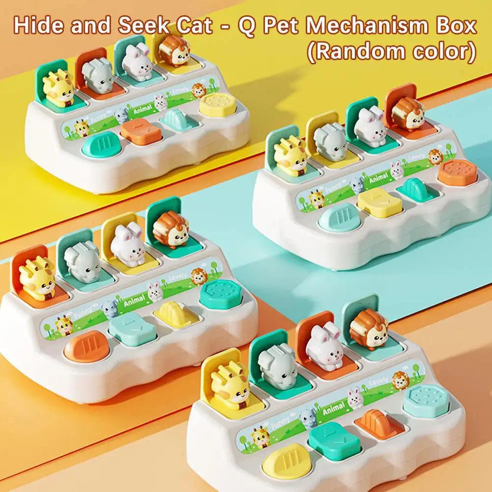 Montessori Pop Up Animal Learning Box