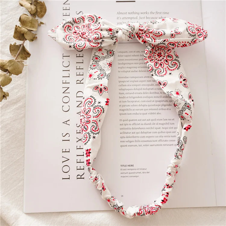 Boho Cross Knot Elastic Headband for Women