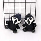 New 18cm Ghostface Plush Toy Death Figure Horror Doll Soft Stuffed Grimace  Halloween Toy Doll Halloween Decoration Doll Gifts