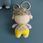 Cute Crochet Animal Doll Keychain Sheep Puppy Bag Charm