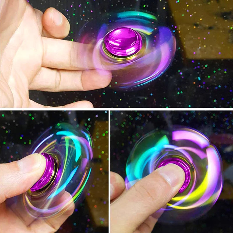 Colorful Metal Fidget Spinner – Stress Relief Toy
