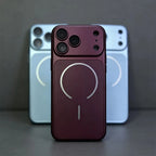 Original Glass Nano Matte For Magsafe Wireless Charging Armor Case For iPhone 18 17 16 15 14 13 12 11 Pro Max Air Magnetic Cover