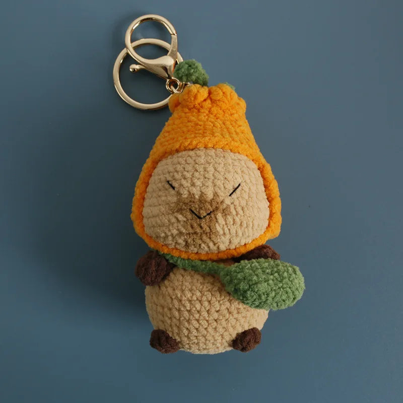 Cute Crochet Animal Doll Keychain Sheep Puppy Bag Charm