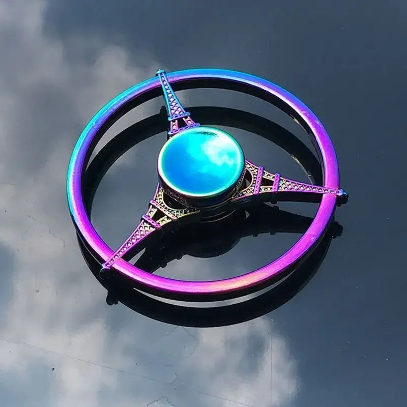 Colorful Metal Fidget Spinner – Stress Relief Toy