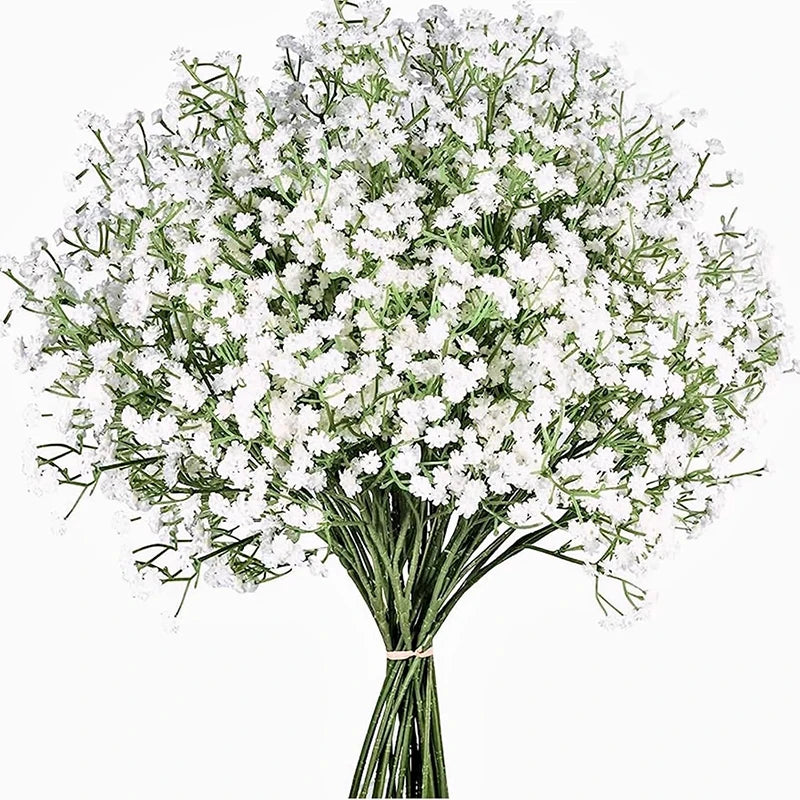 1Pcs 63cm Babies Breath Artificial Flowers Plastic Gypsophila DIY Floral Bouquets For Handmade Wedding Party Home Decoration